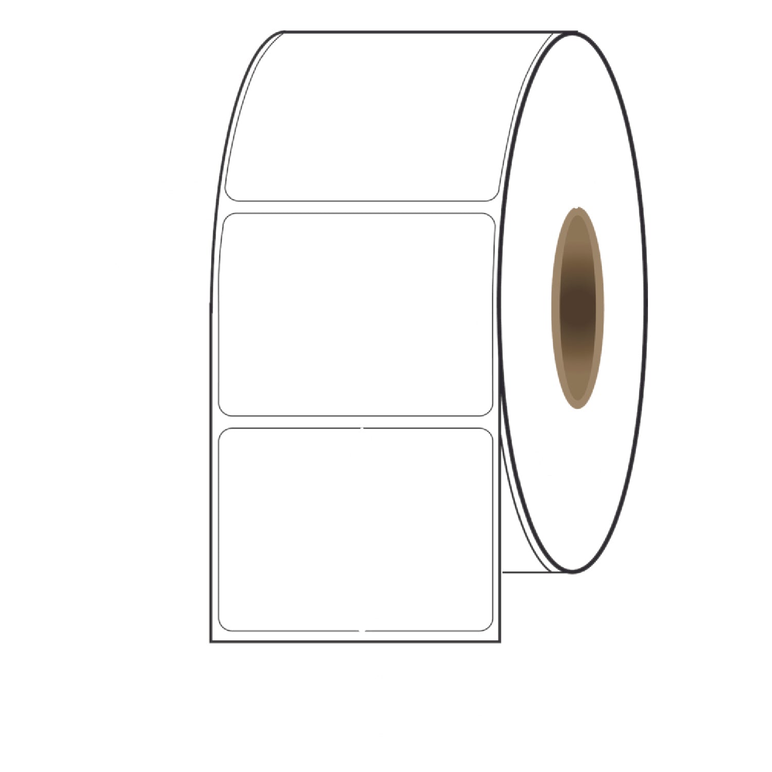 4″ x 3″ Direct Thermal Labels, 200 Per Roll on 3" Core - 4 rolls SKU: 510052