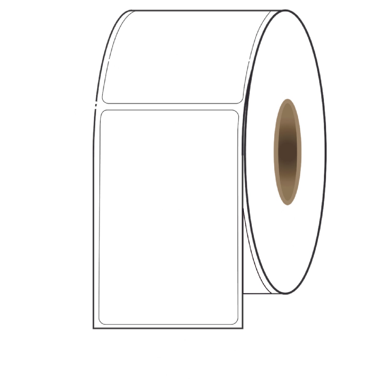 4″ x 6″ Direct Thermal Labels, 1000 Per Roll on 3" Core - 4 Rolls SKU: 510107