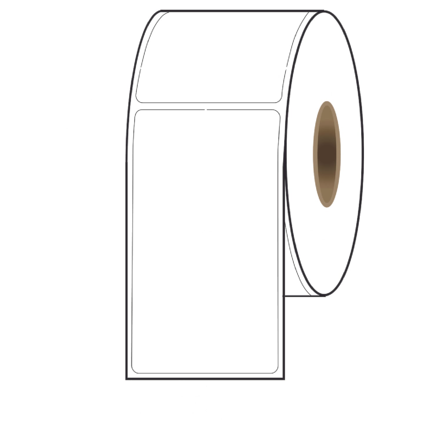 4″ x 6.5″ Direct Thermal Labels 900 Per Roll on 3" Core - 4 Rolls SKU: 510502