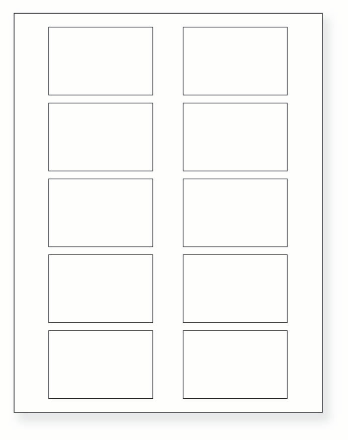 8-1/2 x 11" White Laser Label, 10 Labels per Sheet Measuring 2.875" x 1.875". SKU: 690W