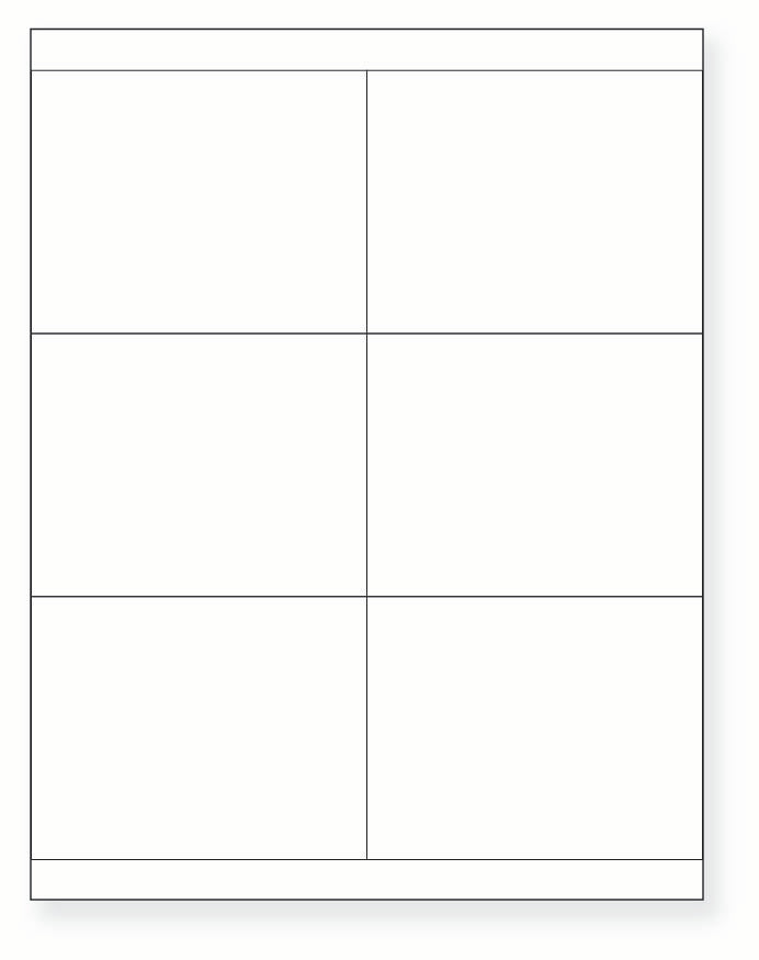 8-1/2 x 11" White Laser Label, 6 Labels per Sheet Measuring 4.25" x 3.33". SKU: 863W