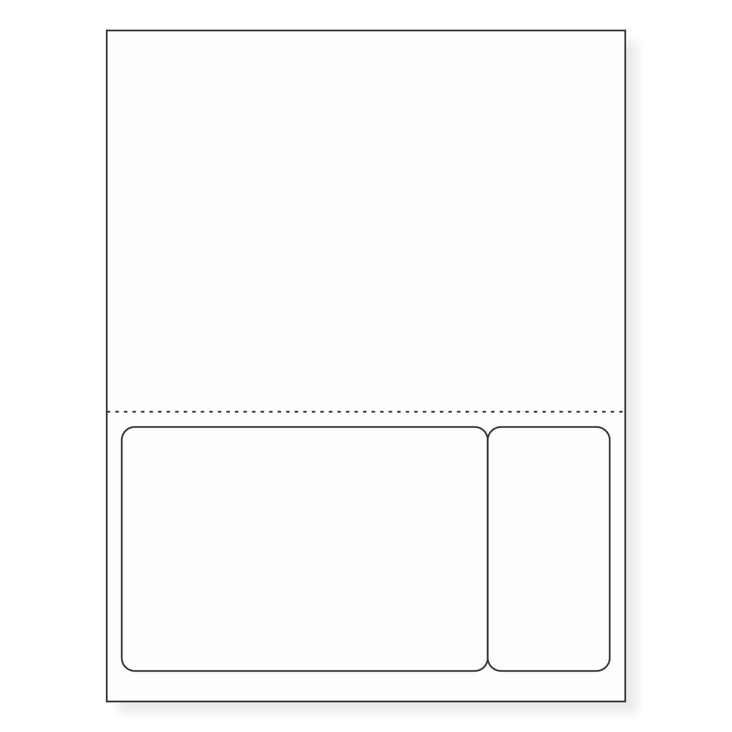 Integrated Label, 2 Labels, Size - 6" x 4" & 2 X 4" SKU: IF1022