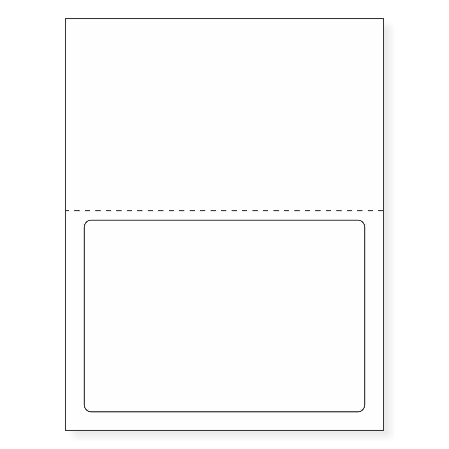 Integrated Label, 1 Label, Size - 7-1/2" x 5-1/8" SKU: IF1025