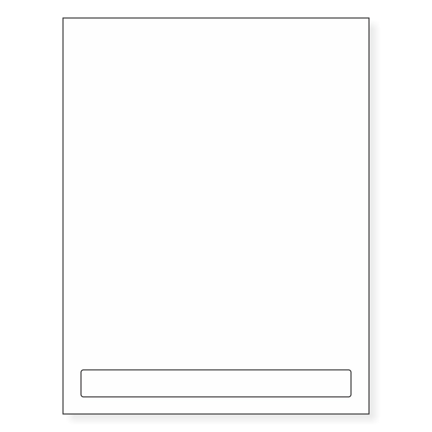 Integrated Label, 1 Label, Size - 7-1/2" x 0.75" SKU: IF1029