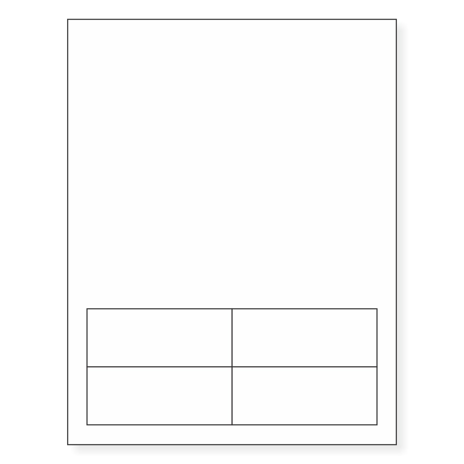 4 Labels - 3.75" x 1.5" SKU: IF1031