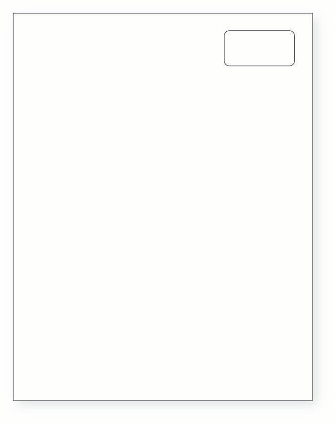 Integrated Label, 1 Label, Size: 2" x 1" SKU: IF1001-T