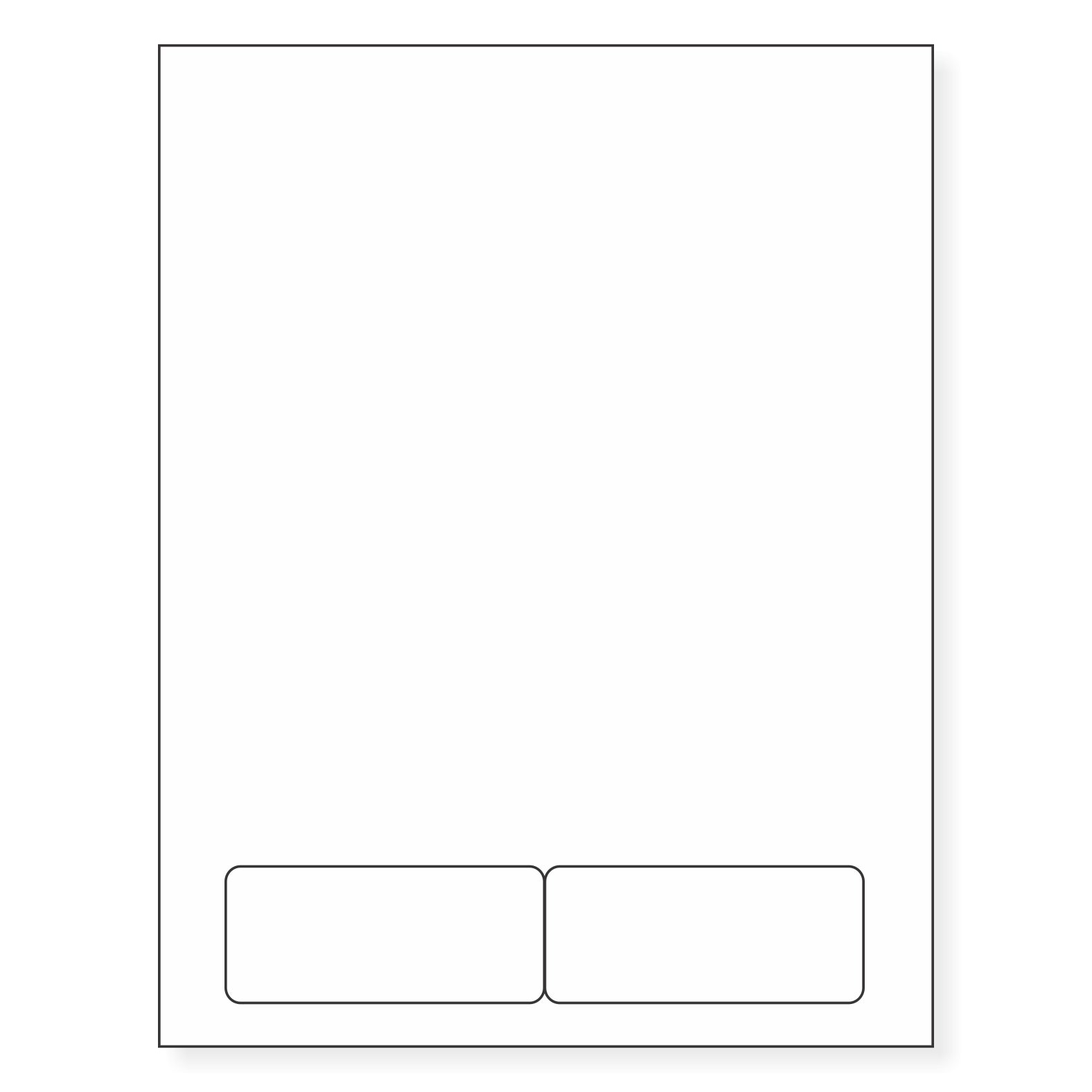 Integrated Label, 2 Labels, Size - 3.5" x 1.5" SKU: IF1012