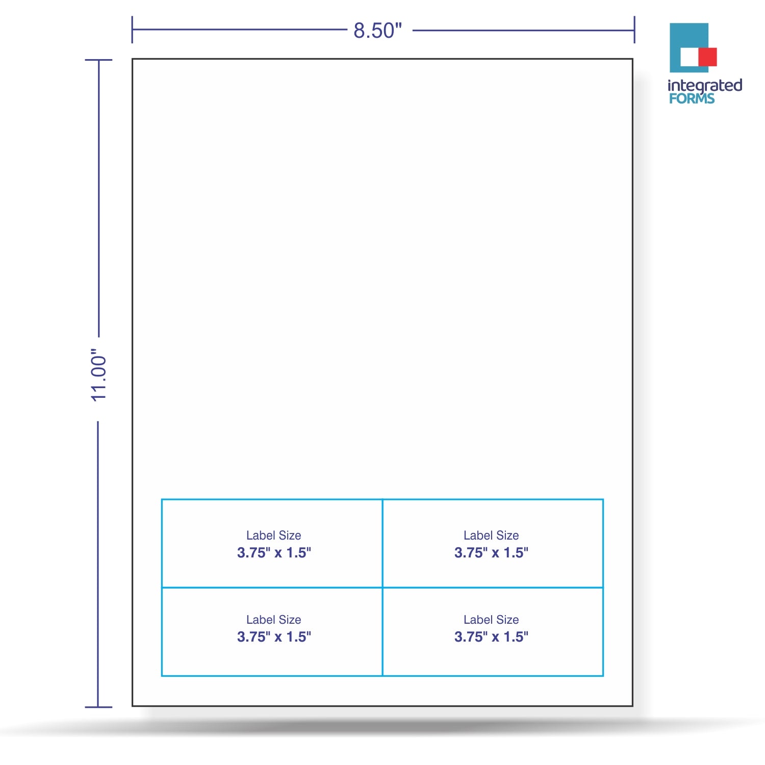4 Labels - 3.75" x 1.5" SKU: IF1031