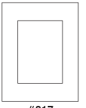 8-1/2 x 11" White Laser Label, 1 Label per Sheet Centerd, Measuring 5 x 7". SKU: 817W
