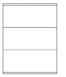 8-1/2 x 11" White Laser Label, 3 Labels per Sheet Measuring 8.5" x 3.5". SKU: 200W