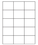 8-1/2 x 11" White Laser Label, 15 Labels per Sheet Measuring 2.83" x 2.2". SKU: 345W