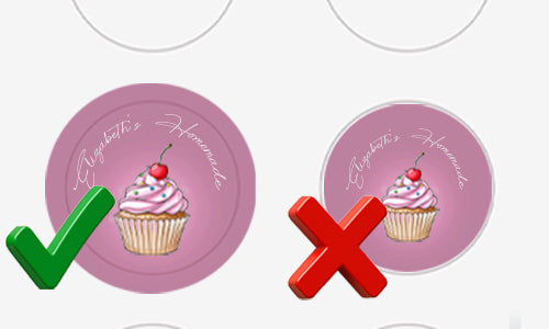 8-1/2 x 11" White Laser Label, 12 Round Labels per Sheet Measuring 2" Round. SKU: B77W