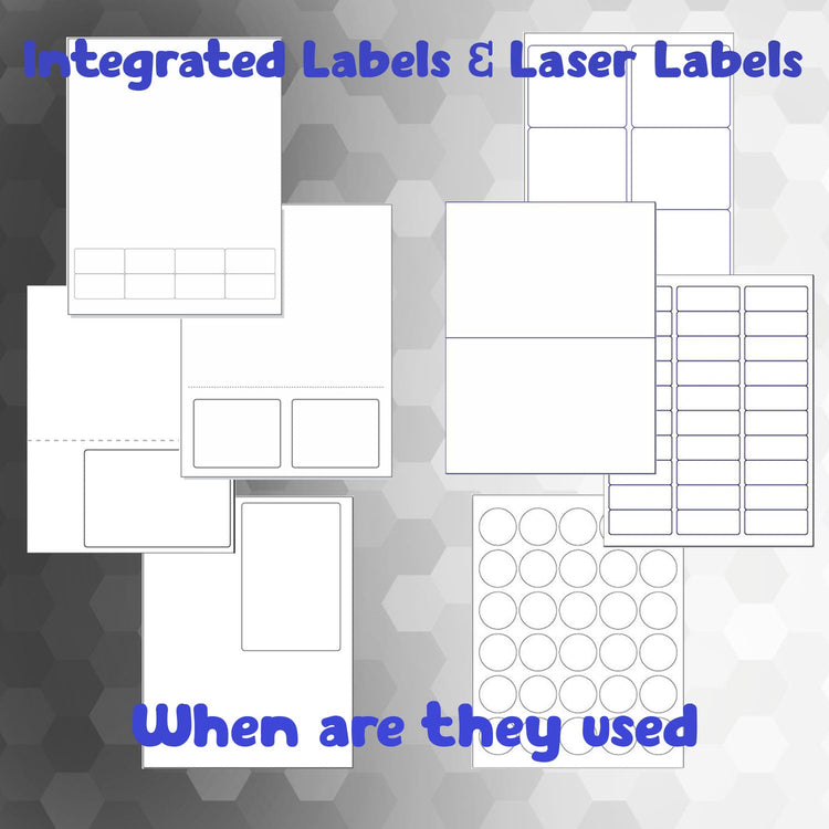 When are laser labels and integrated labels used? – IntegratedForms