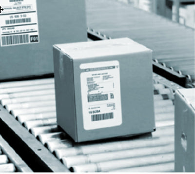 duplex thermal shipping label