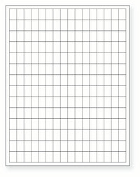 8-1/2 x 11" White Laser Label, 224 Labels per Sheet Measuring 0.5" x 0.75". SKU: 181W