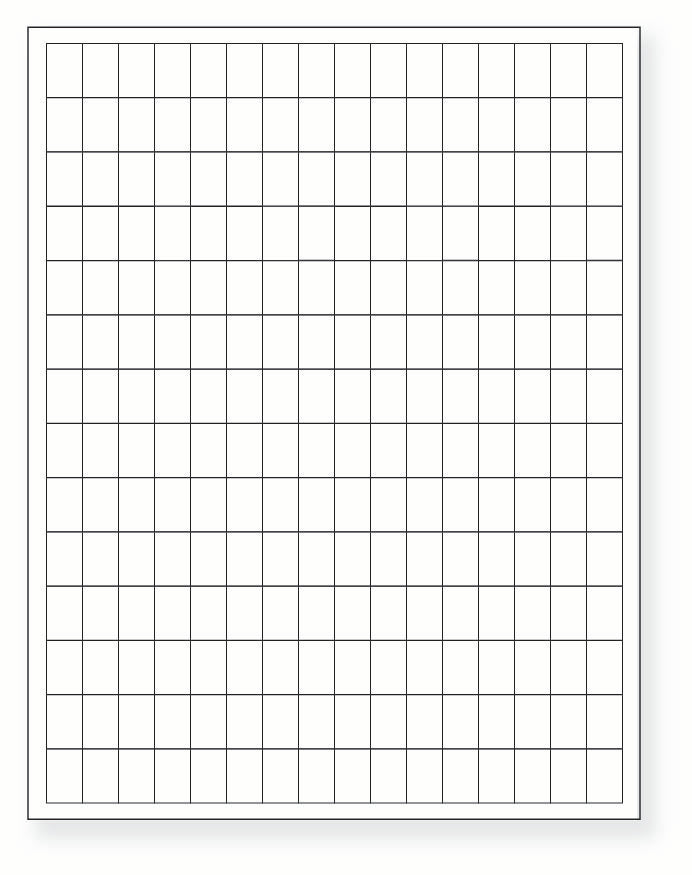 8-1/2 x 11" White Laser Label, 224 Labels per Sheet Measuring 0.5" x 0.75". SKU: 181W