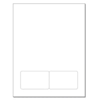 Integrated Card Form 10 mil duplex printing, with two polyester cards at the bottom. SKU: BC851110‐2