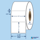 4″ x 3″ Direct Thermal Labels, 200 Per Roll on 3" Core - 4 rolls SKU: 510052