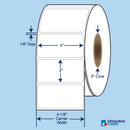 4″ x 2″ Direct Thermal Labels 2900 Per Roll on 3" Core - 4 Rolls. SKU: 510581