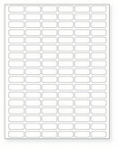8-1/2 x 11" White Laser Label, 102 Labels per Sheet Measuring 1.25" x 0.5". SKU: 829W
