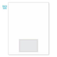 Translucent Repositionable Decal Integrated Form, with one 4 mil Translucent Decal at the bottom. SKU: IF1071