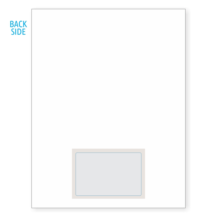 Translucent Repositionable Decal Integrated Form, with one 4 mil Translucent Decal at the bottom. SKU: IF1071