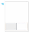 Dual-Card Integrated Form - 7 mil Duplex Polyester Card + Translucent Decal. SKU: IF1072