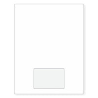 Translucent Repositionable Decal Integrated Form, with one 4 mil Translucent Decal at the bottom. SKU: IF1071