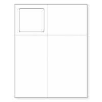 Integrated Label, 1 Label, Size - 2-15/16" x 2.75" Used for Dental Labs, SKU: IF1032