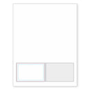 Dual-Card Integrated Form - 7 mil Duplex Polyester Card + Translucent Decal. SKU: IF1072