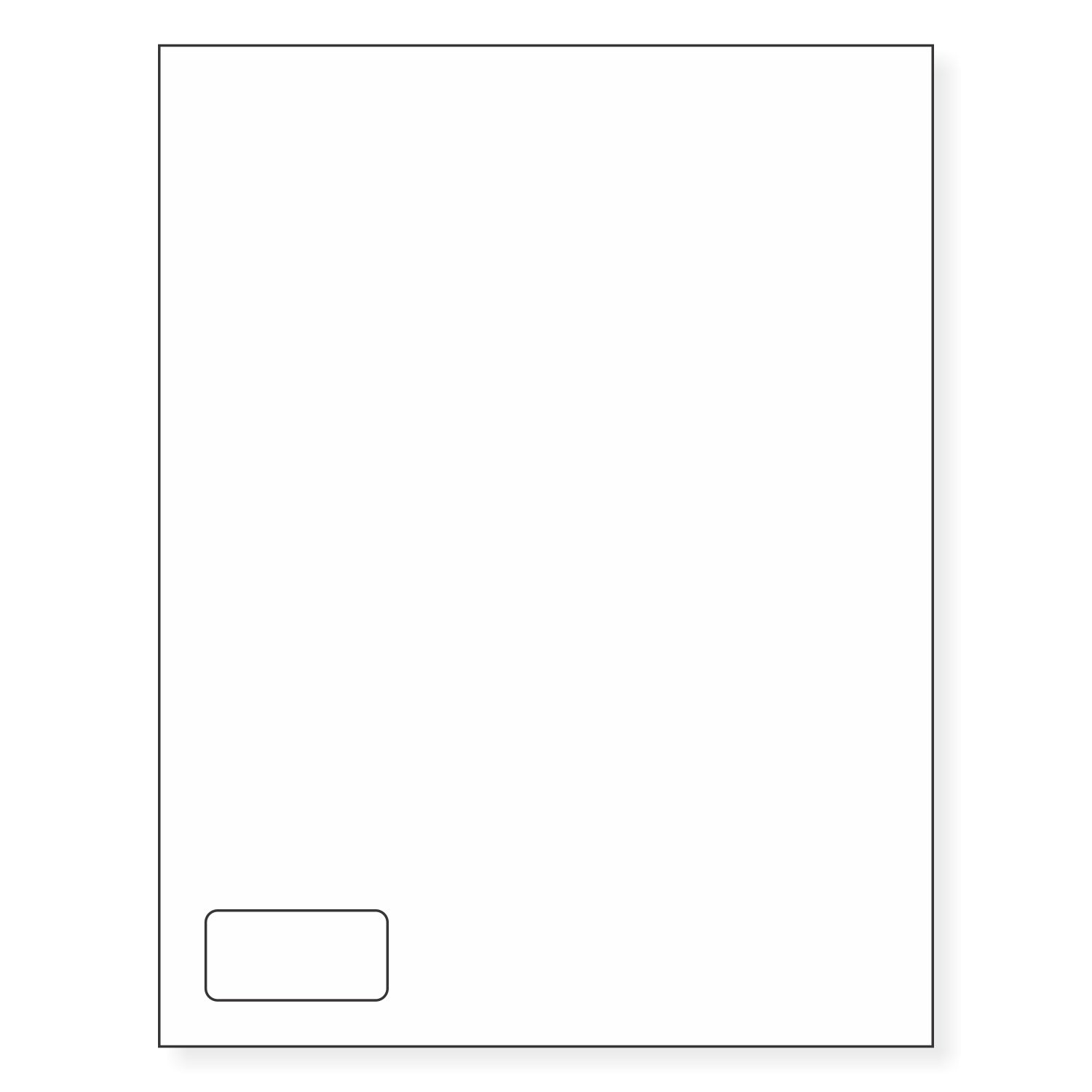Integrated Label,1 Label, Size: 2" x 1" SKU: IF1001