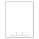 Integrated Label, 3 Labels, Size - 2.562" x 1" SKU: IF1003