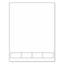 Integrated Label, 4 Labels, Size - 2" x 1" SKU: IF1004