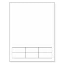 Integrated Label, 6 Labels, Size - 2.5" x 1" SKU: IF1005