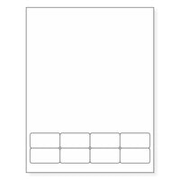 Integrated Label, 8 Labels, Size - 2" x 1" SKU: IF1006