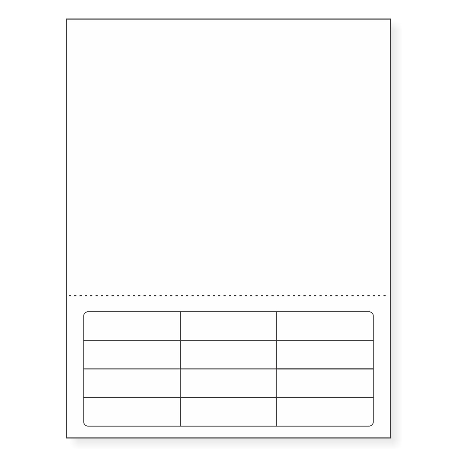 Integrated Label, 12 Labels, Size -  2.5" x 0.45" SKU: IF1007