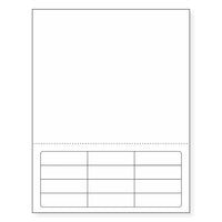 Integrated Label, 12 Labels, Size -  2.5" x 0.45" SKU: IF1007