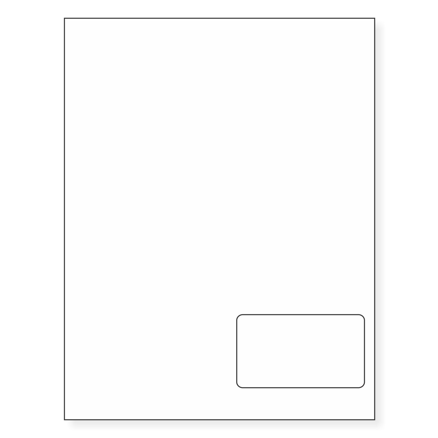 Integrated Label, 1 Label, Size - 3.5" x 2" SKU: IF1008