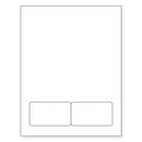 Integrated Label, 2 Labels, Size -  3.5" x 2"  SKU: IF1010