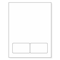 Integrated Label, 2 Labels, Size -  3.5" x 2"  SKU: IF1010