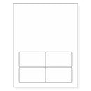 Integrated Label, 4 Labels, Size - 3.5" x 2" SKU: IF1011