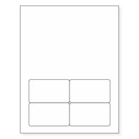 Integrated Label, 4 Labels, Size - 3.5" x 2" SKU: IF1011