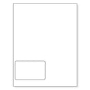 Integrated Label, 1 Label,  Size  - 4" x 2.5" SKU: IF1014