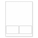 Integrated Label, 2 Labels, Size - 4" x 2.5" SKU: IF1015