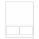 Integrated Label, 2 Labels, Size - 4" x 2.5" - SKU: IF1016