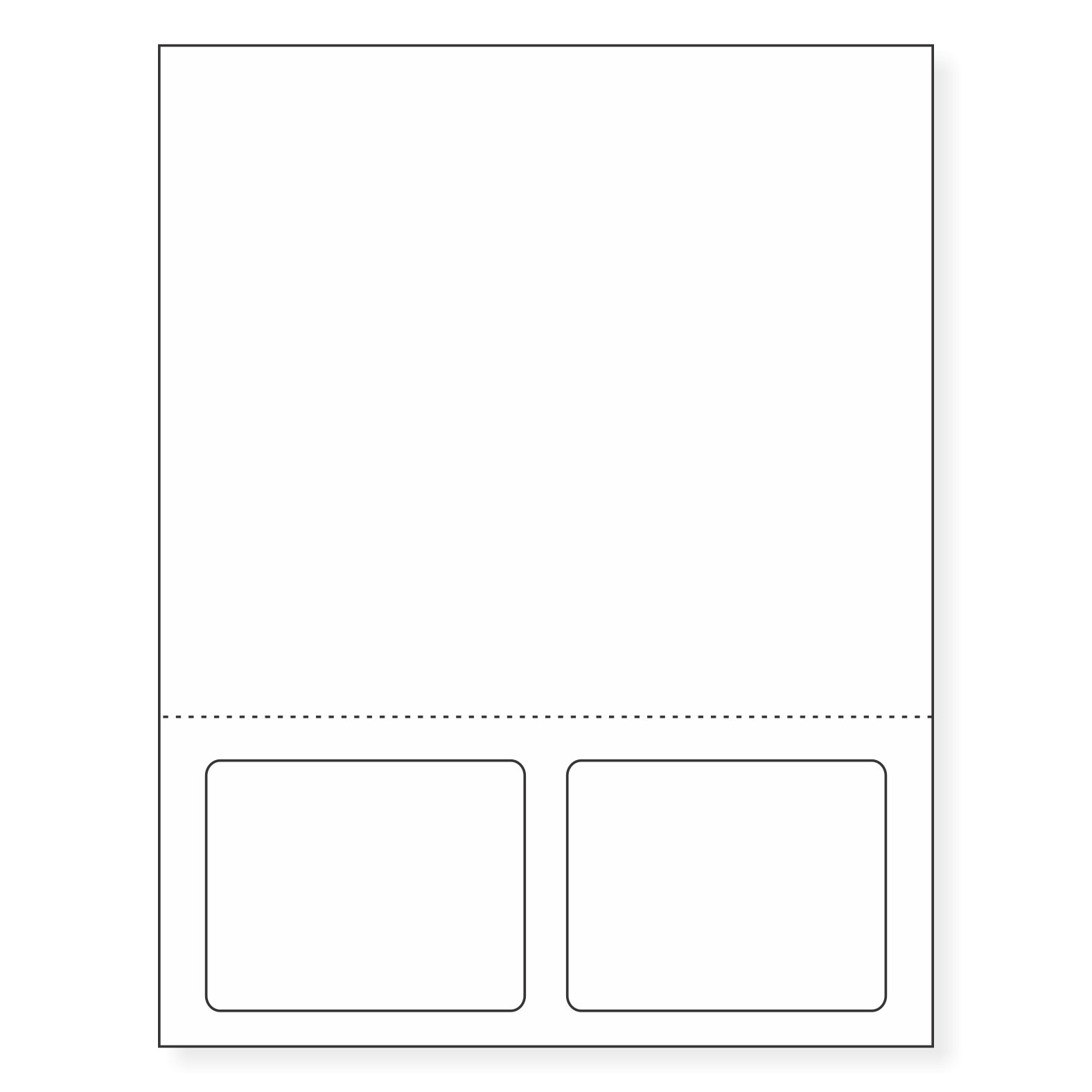 Integrated Label, 2 Labels, Size - 3.5" x 2.75" SKU: IF1017
