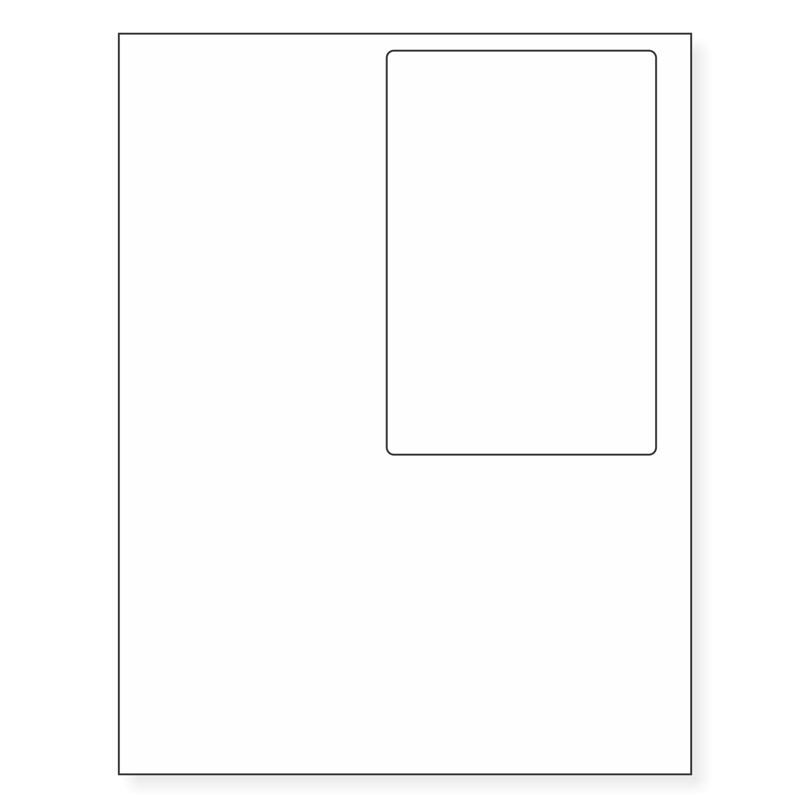 Integrated Label, 1 Label, Size - 4" x 6"  SKU: IF1021