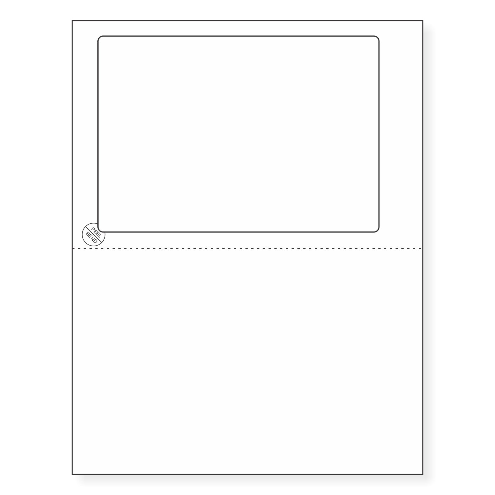 Integrated Label, 1 Label, Size - 6-3/4" x 4-3/4" SKU: IF1028