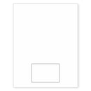 MagNot Repositionable Integrated Card Form, with one 5 mil polyester card at the bottom. SKU: IF1070