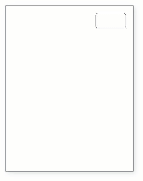 Integrated Label, 1 Label, Size: 2" x 1" SKU: IF1001-T – IntegratedForms